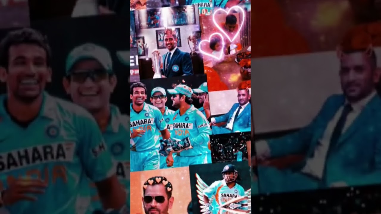 ms dhoni is Indian team the world superlative cricket team 🥇