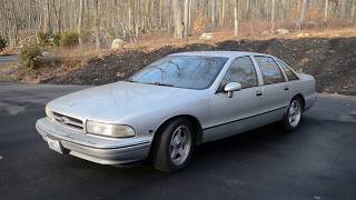 Driveway walk-around the 93 Caprice 9C1, part 1