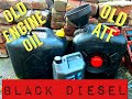 Running a diesel on Old Engine Oil!
