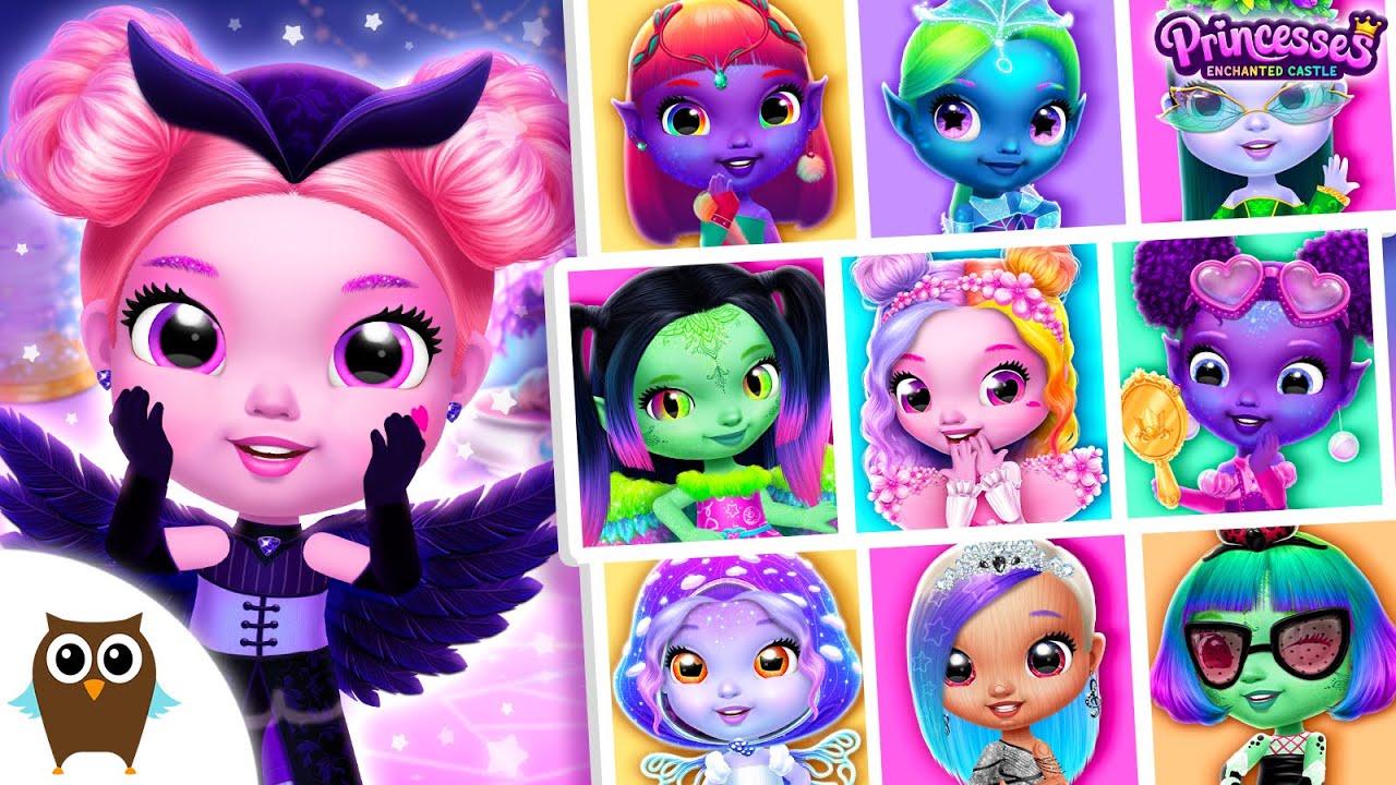 Princesses' Enchanted Castle Glow-Up! 👗💄 Princess Skincare & Makeup Routine 🌟🏰 TutoTOONS