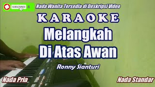 Ronny Sianturi - Melangkah Di Atas Awan||Karaoke Pria