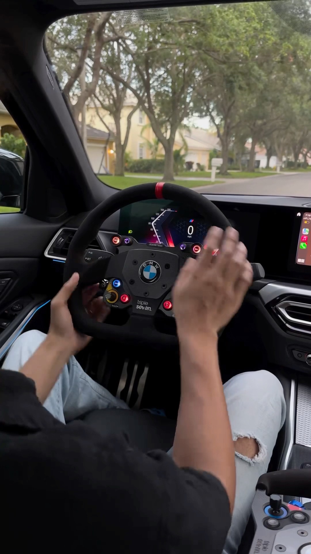 #JasonDeruloTV // Steering Wheel ? #GotPermissionToPost From IG @777performance #HandsOnMe