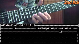 Walk Guitar Solo Lesson - Pantera(with tabs) chords