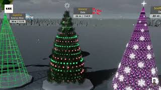 Christmas Tree Size Comparison