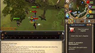 runescape - How to skip the tut with voice guide