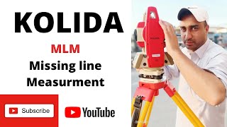 How to use MLM in Kolida Total Station.