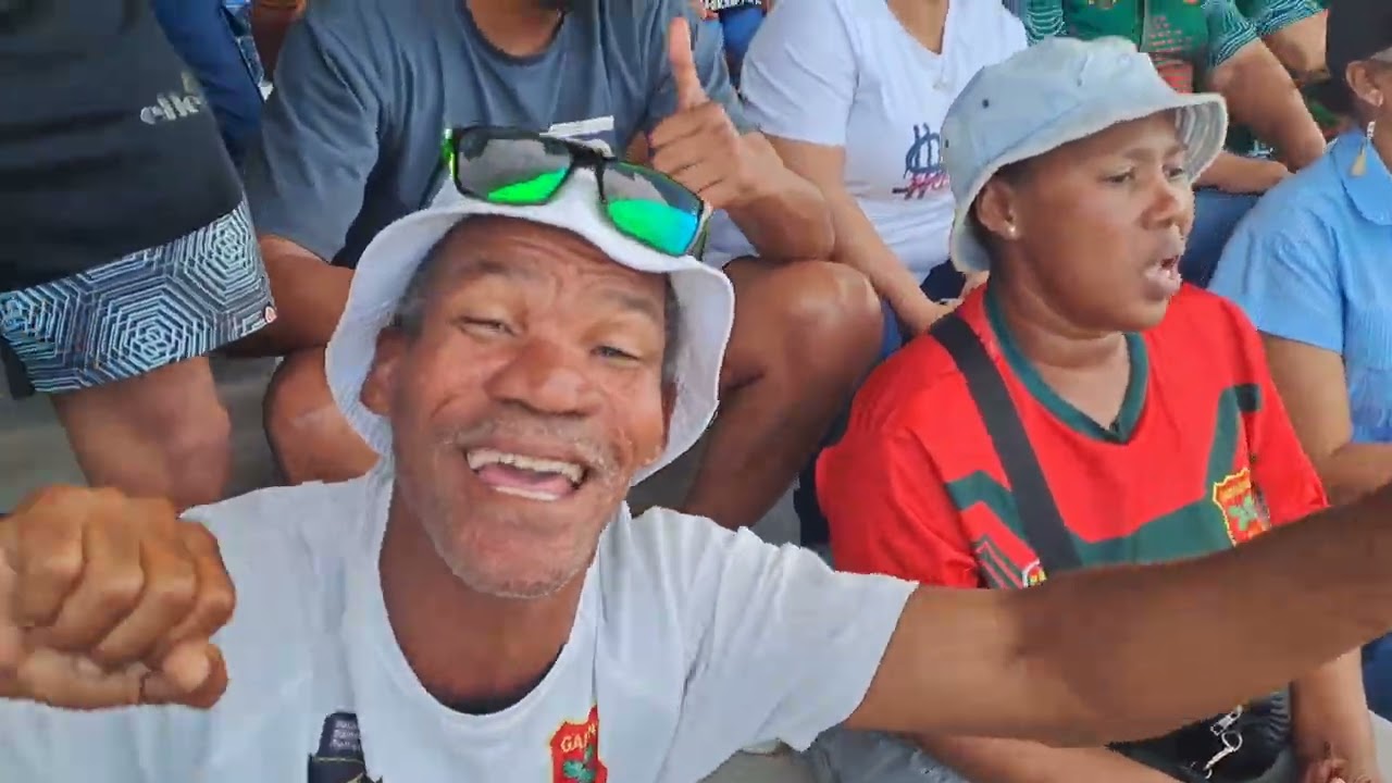 Gardens supporters during their Gold Cup clash against Kruisfontein