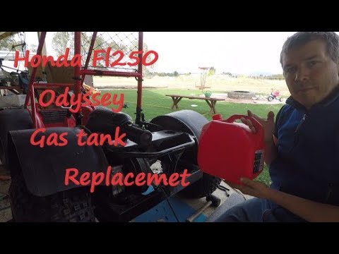 Honda Fl250 Odyssey Custom Gas Tank - YouTube
