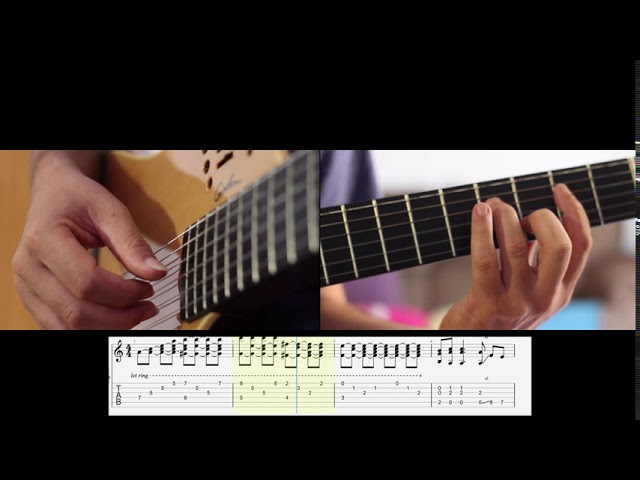 Stairway to heaven-Intro- Trabajo de arpegios, acordes desarmados, slide