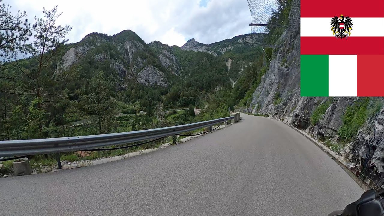 Naßfeldpass -  Passo di Pramollo | Grenze Österreich – Italien | Motorradtour