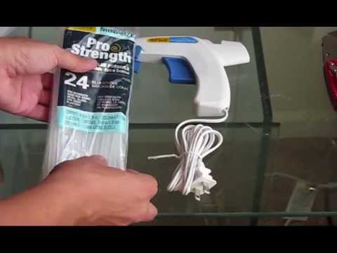 Unpacking Testing Review Ad Tech HiTemp Project Pro Mini Size Glue Gun ...