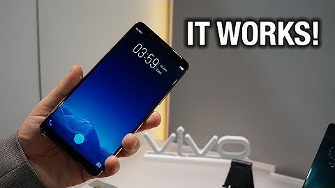 On-Display fingerprint scanner works great! (Vivo + Synaptics) | Pocketnow