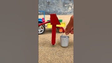 diy tractor mini diesel engine petrol pump science project #shorts #shortvideo