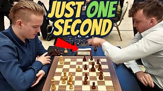 Hans Niemann goes down to one second | Denis Makhnev vs Hans Moke Niemann | World Blitz 2023