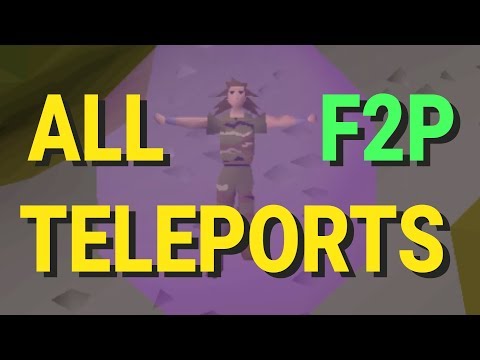 All F2P Teleports And How To Use Them (OSRS)