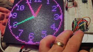 analog NTP clock with ESP32 and P3 64x64 led display (1)