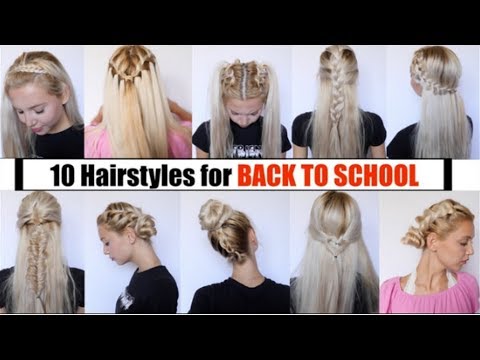 10 Cute Easy Back To School Hairstyles 2019