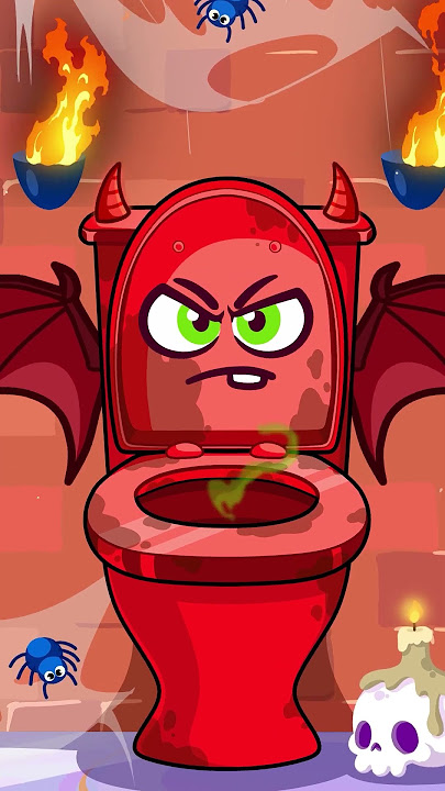 Download lagu Time for potty training fun! Which restroom to choose? #short #animation