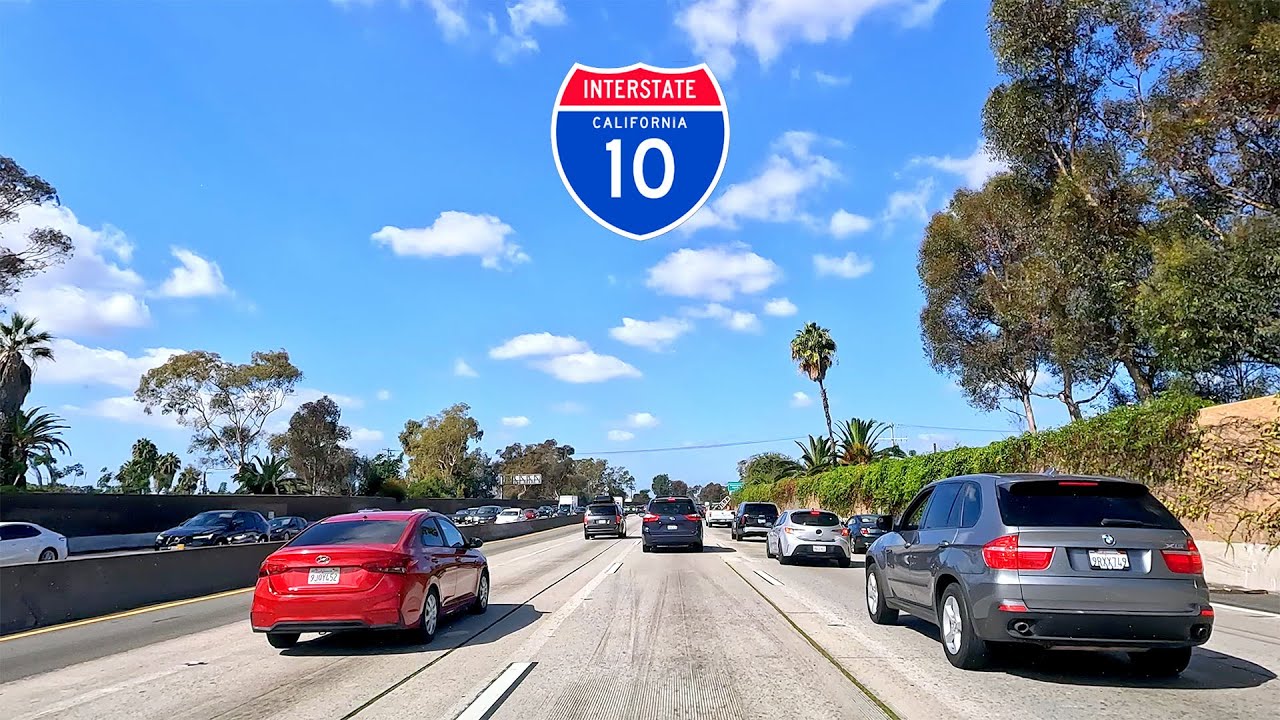 Driving Tour of Los Angeles via Interstate I-10 West Freeway | Beverly Hills | October 2025 Update