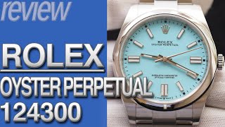 Rolex New Oyster Perpetual 41 Turquoise Dial Ref.124300 #Watch