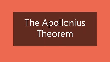 The Apollonius Theorem