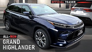 All-New Toyota Grand Highlander 2023 -  Teaser & Release Date