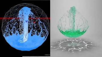 Cool Scene in Real Flow - Particles and Renderized
