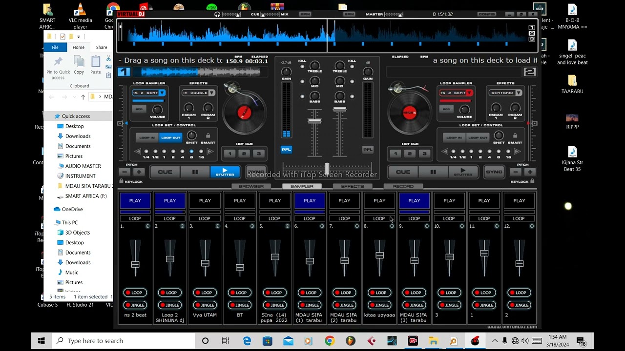 JINSI YA KUPIGA BITI YA SINGELI KATIKA VIRTUAL DJ | FL STUDIO