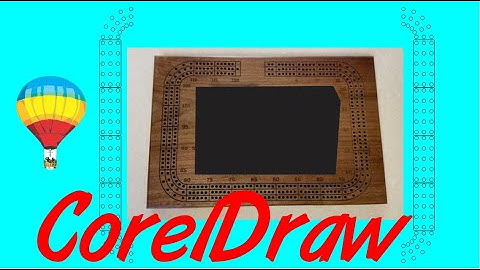 Corel Draw Tips & Tricks Cribbage Board HOLE placement