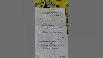 mathematics honours core-10 questions paper Utkal University 4th semester