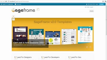 How to build a page in SageFrame?