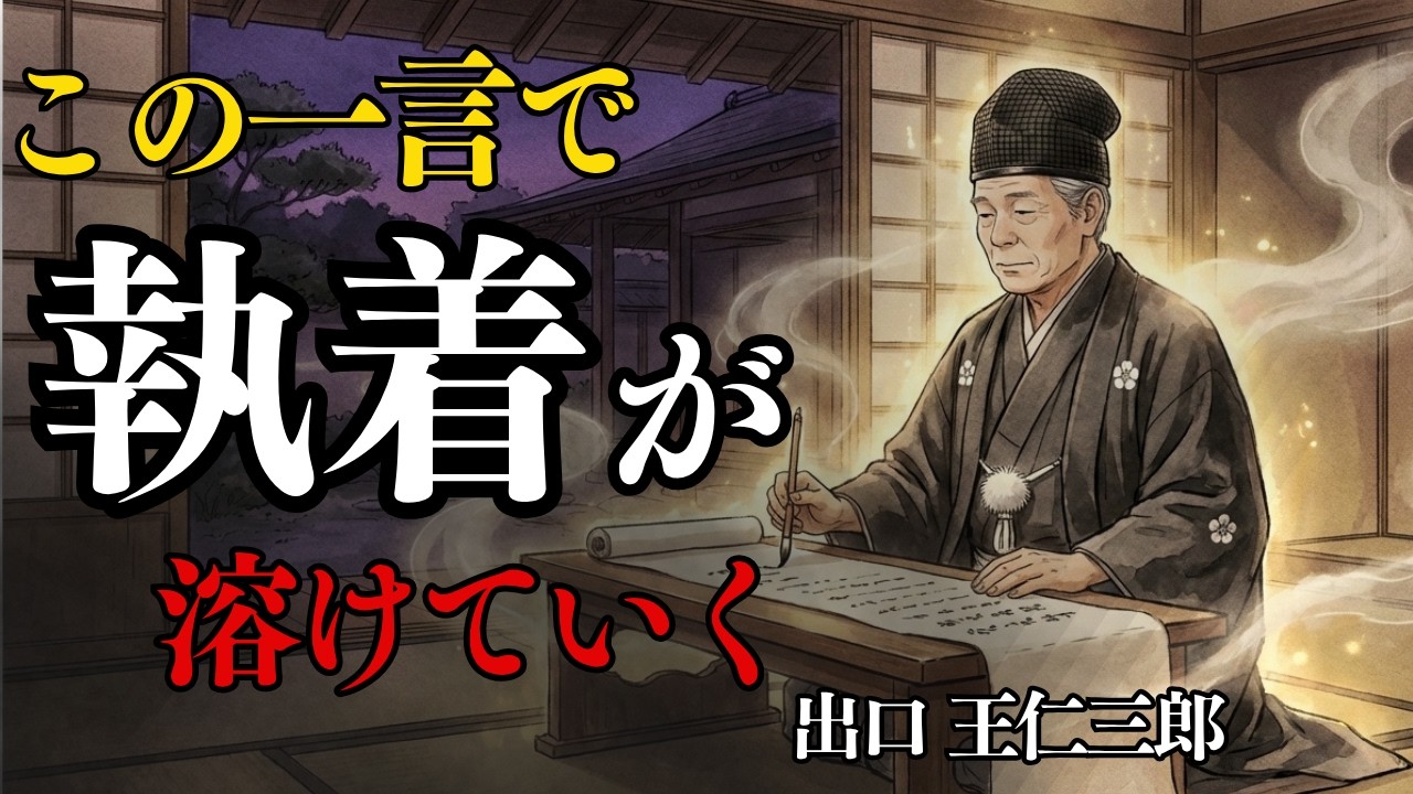 「この一言で執着が溶けていく——出口王仁三郎」——“手放した瞬間”から、自由と幸せは流れ込んでくる