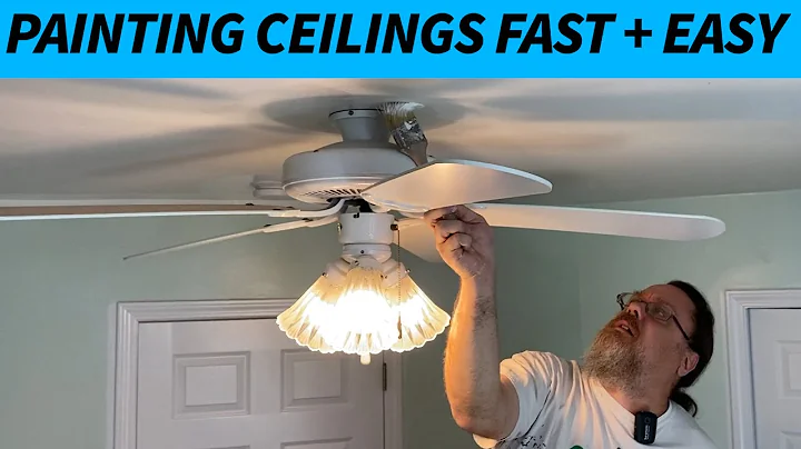 How To Paint a Ceiling FAST