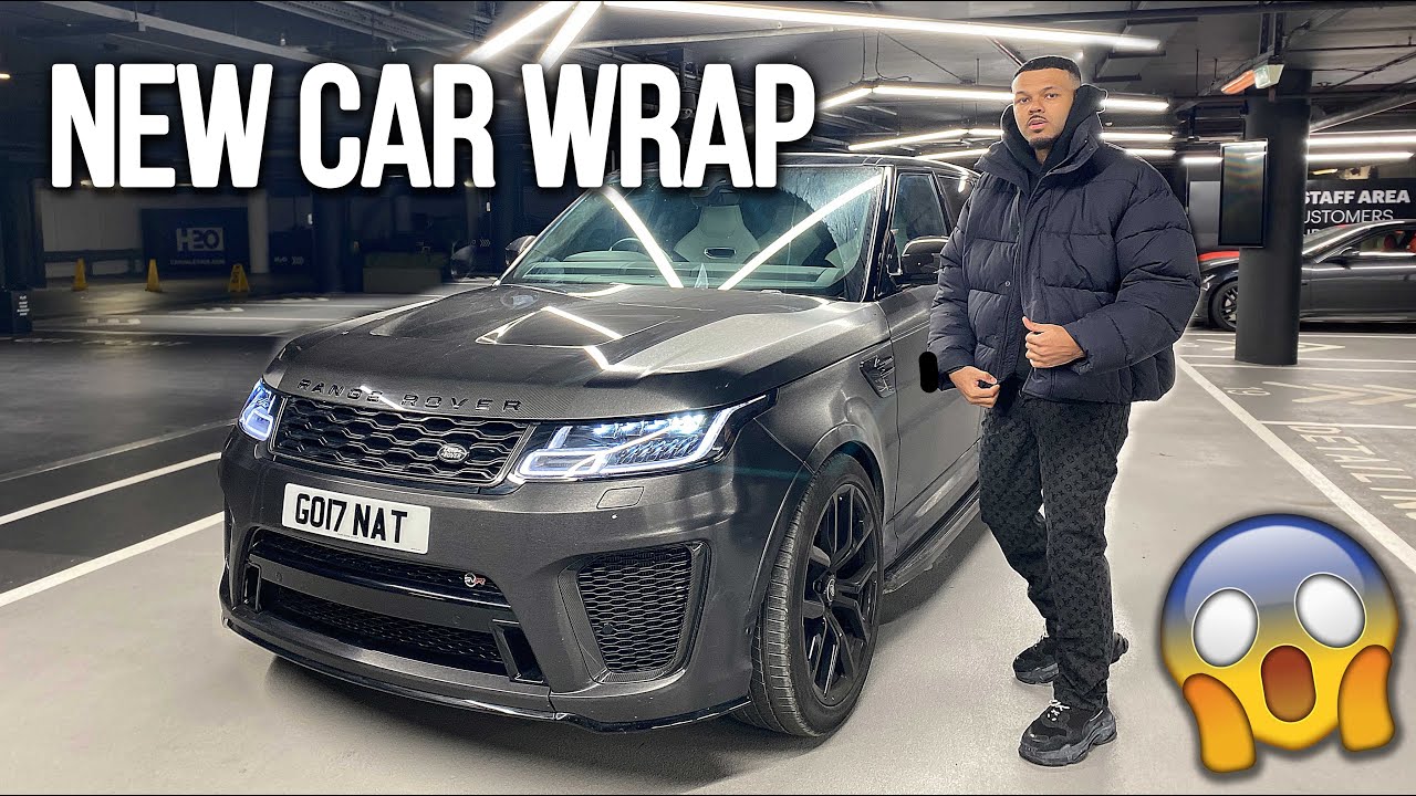 I WRAPPED MY RANGE ROVER SPORT SVR + HARRODS SHOPPING SPREE (PS5 ...