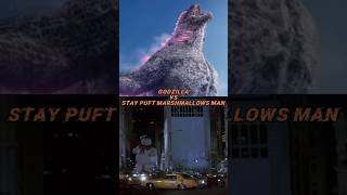 Godzilla vs stay puft marshmallow man