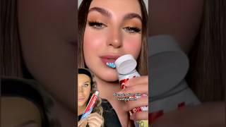 Let's try plumping lips with toothpaste Hack. #makeuphacks #makeuptutorial #makeupchallenge #shorts