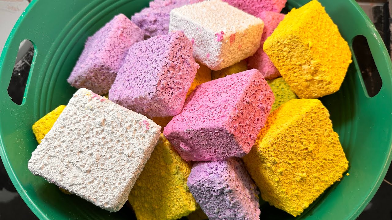 Pastel Color Pasted Blocks ! Satisfying