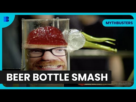 Documentary backdrop image for Can Beer Bottles Cause Skull Fractures? - Mythbusters (2024)
