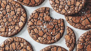 烤了一百多片史詩翻車...追求完美的裂紋&甜度 布朗尼軟餅乾 Brownie Cookie