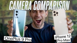 OnePlus 9 Pro vs iPhone 12 Pro Max Camera comparison!