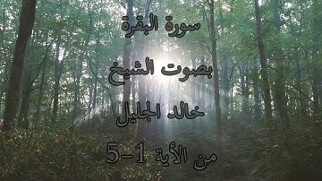 سورة البقرة من الآية 1 إلي الآية 5 مكررة 5 مرات للحفظ