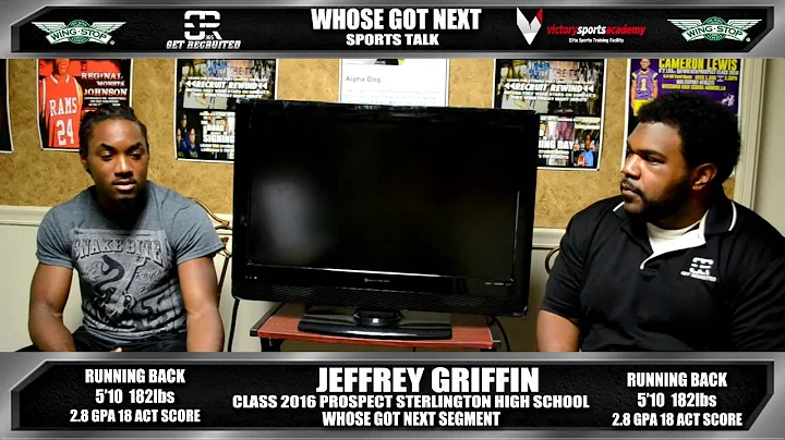 Jeffrey Griffin RB Sterlington High School Class 2...