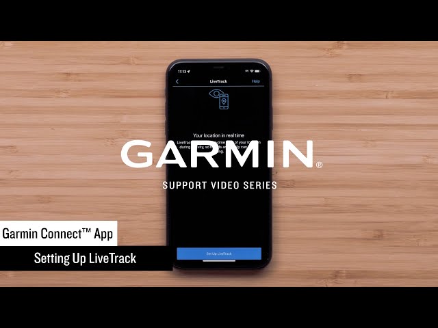 Garmin Support | Connect™ App | Setting LiveTrack - YouTube