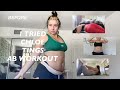 I TRIED CHLOE TINGS "ABS IN TWO WEEKS" WORKOUT *heres my results*