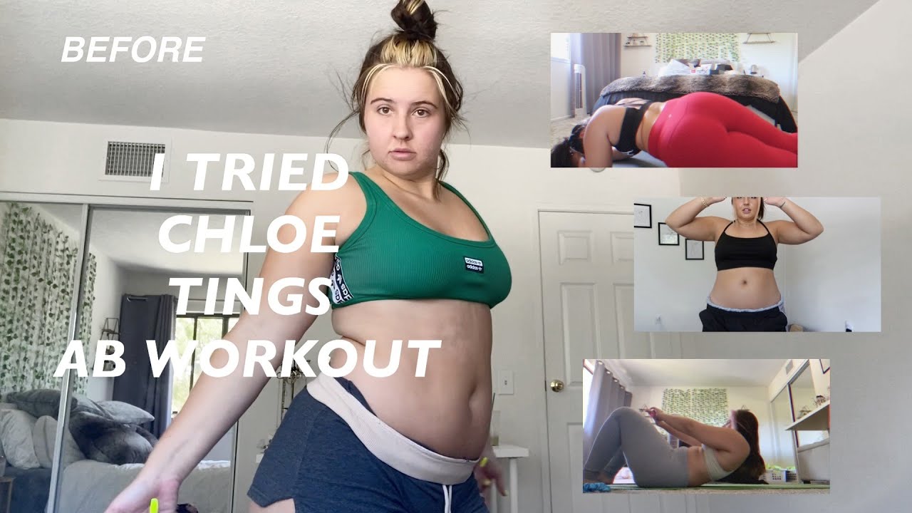 I TRIED CHLOE TINGS "ABS IN TWO WEEKS" WORKOUT *heres my results* YouTube
