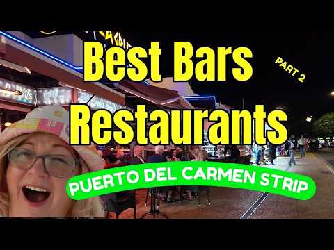 20 BARS & RESTAURANTS on The Strip🍹🍽 | Puerto Del Carmen Lanzarote Nightlife + Reviews Part 2