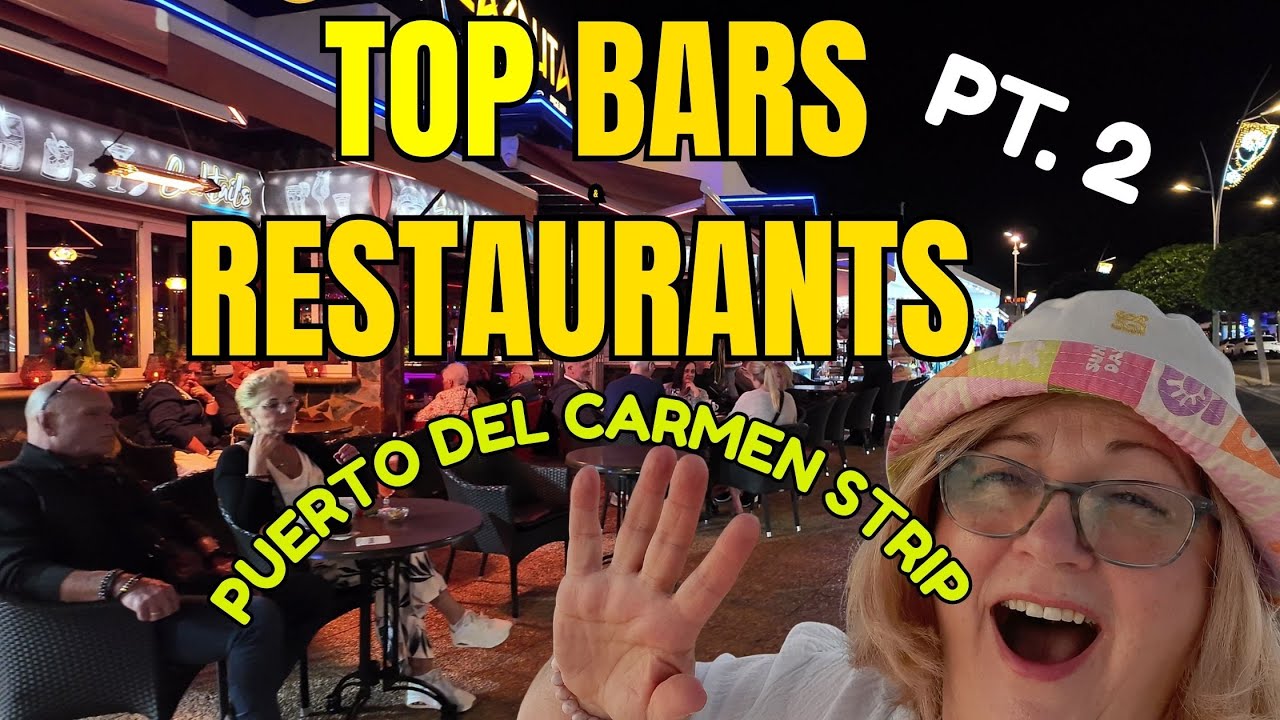 20 баров и ресторанов на Стрипе 🍹🍽 | Ночная жизнь Пуэрто-дель-Кармен, Лансароте + обзоры, часть 2