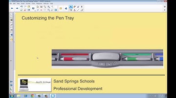 SMARTBasics: Pen tray and Floating Toolbar