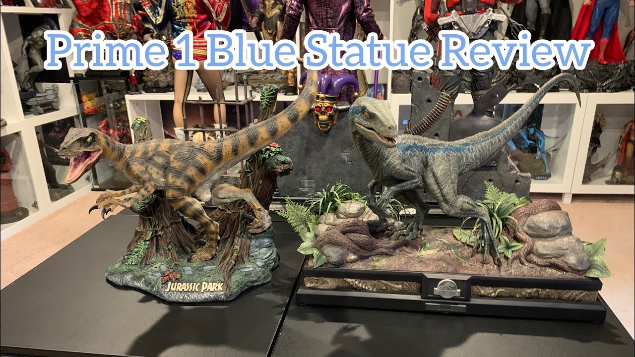 Prime 1 Jurassic World Blue 1/6 Statue Unboxing and Review - YouTube