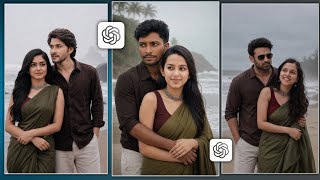 Trending Couple Photo Editing ChatGPT | ChatGPT Couple Photo Editing Prompt screenshot 1